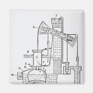 Newcomen's Atmospheric Engine Magnet