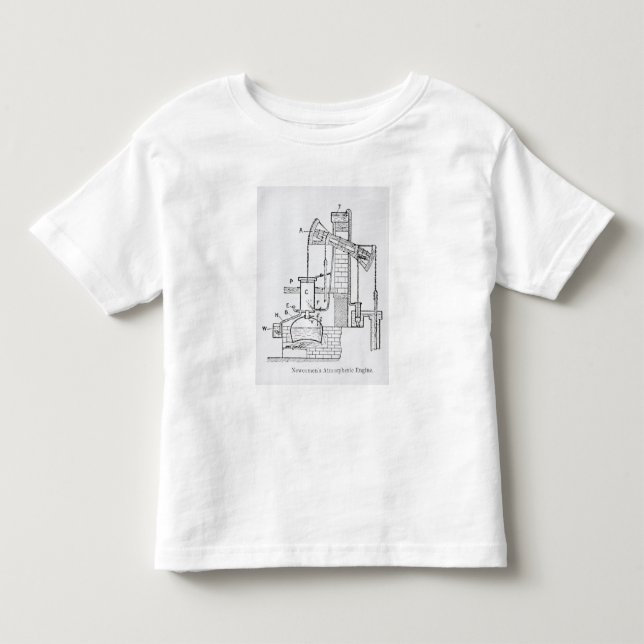 Newcomen's Atmospheric Engine Toddler T-Shirt (Front)
