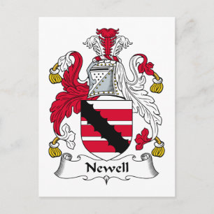 Newell Family Crest Postcard