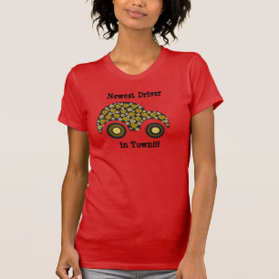 Newest Driver in Town Cute Car T Shirt