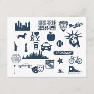 Newest Elegant Modern Stylish NYC Gifts Postcard