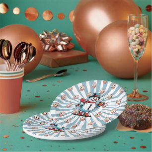 Newest Merry Christmas Holiday cupcake Plates