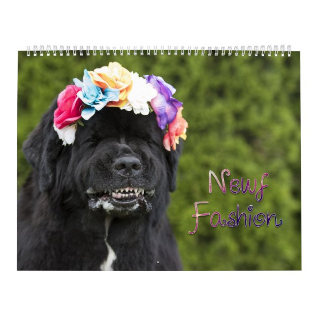 Newf Fashion  Calendar (Cover)