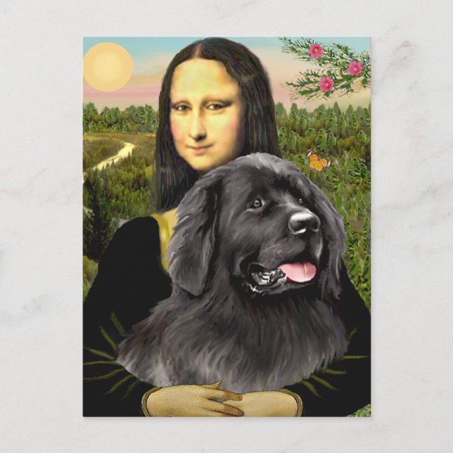 Newfie 2 - Mona Lisa Postcard (Front)