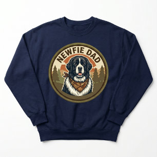 Newfie Dad Crewneck Newfoundland Dog Gift Vintage Sweatshirt