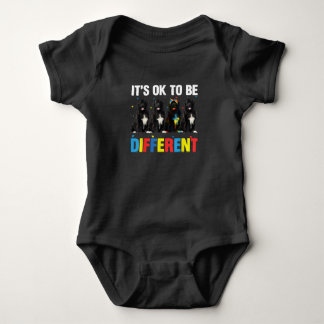 Newfie | It's OK To Be Different | Funny Newfie Baby Bodysuit