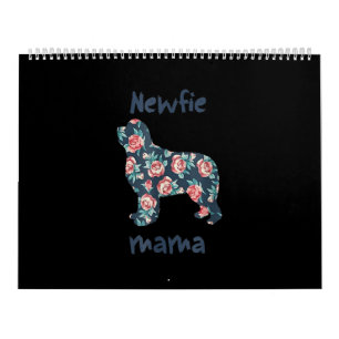 Newfie mama Newfoundland dog mum present Calendar