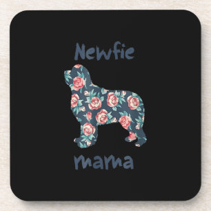 Newfie mama Newfoundland dog mum present Coaster