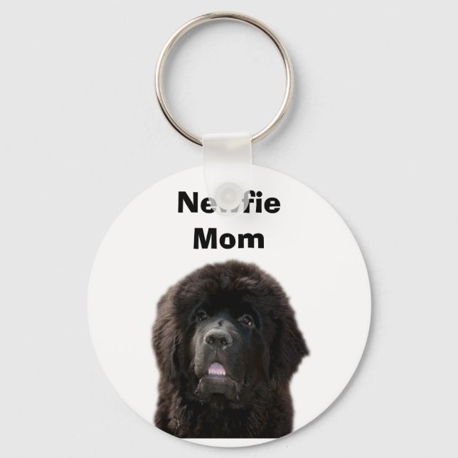 Newfie Mum Keychain (Front)