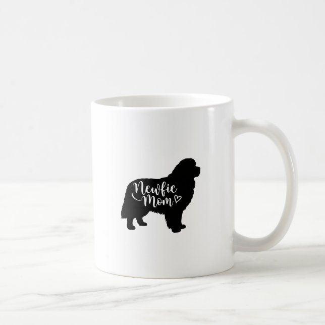 Newfie Mum - Newfoundland Mum - Newfie Dog Moms Coffee Mug (Right)