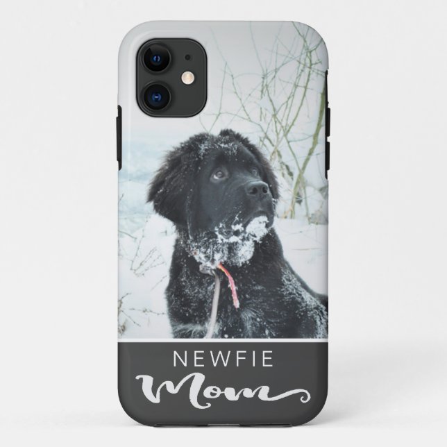 Newfie Newfoundland Mum Dog's Photo Case-Mate iPhone Case (Back)