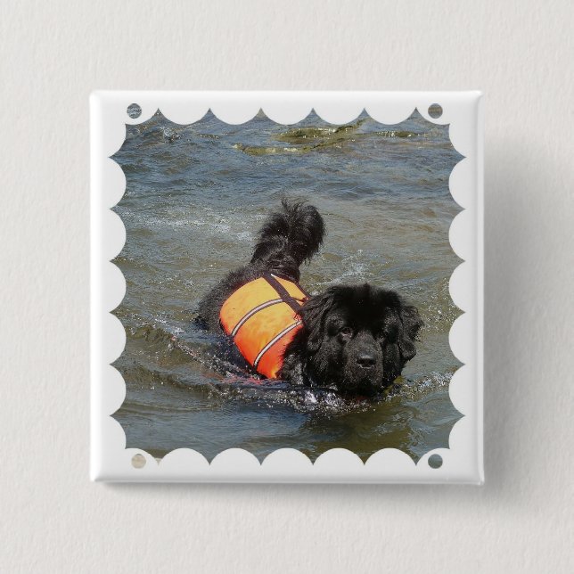 Newfie Water Rescue Pin (Front)