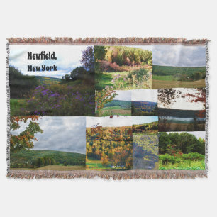 NEWFIELD NEW YORK throw Blanket