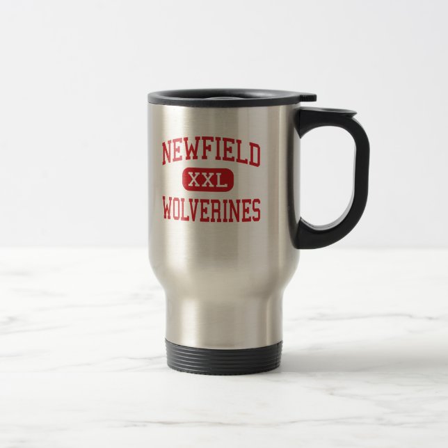 Newfield - Wolverines - High - Selden New York Travel Mug (Right)