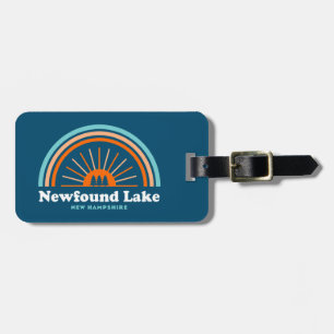 Newfound Lake New Hampshire Rainbow Luggage Tag