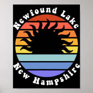 Newfound Lake New Hampshire Sunrise Family Vacatio Poster