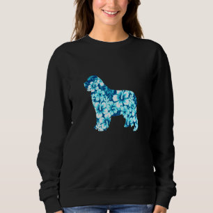 Newfoundland Aloha Hawaiian Dog 1 Sweatshirt