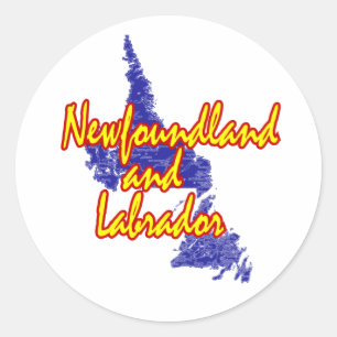 Newfoundland and Labrador Classic Round Sticker