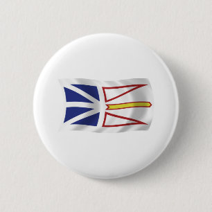Newfoundland And Labrador Flag Button