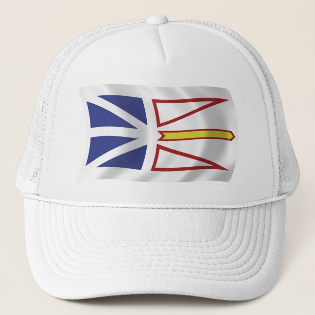 Newfoundland And Labrador Flag Hat (Front)