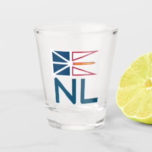 Newfoundland and Labrador flag Shot Glass