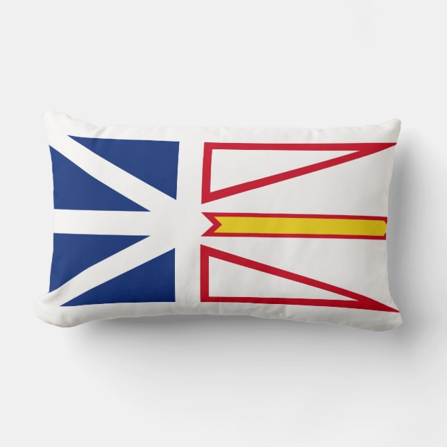 Newfoundland and Labrador flag Throw Pillow (Front)