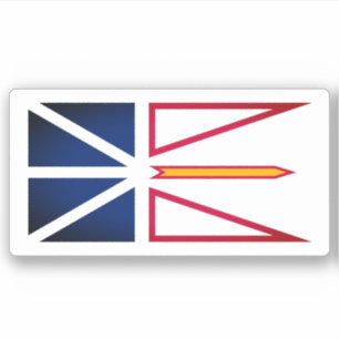 Newfoundland and Labrador flag (vertical)