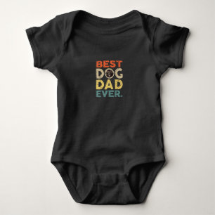 Newfoundland best dog dad ever gifts baby bodysuit