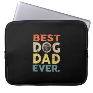 Newfoundland best dog dad ever gifts laptop sleeve