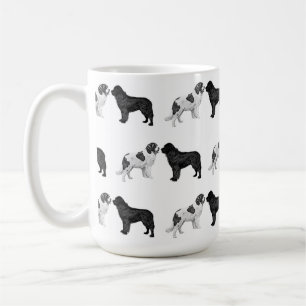 Newfoundland  Black and  Landseer Coffee Mug