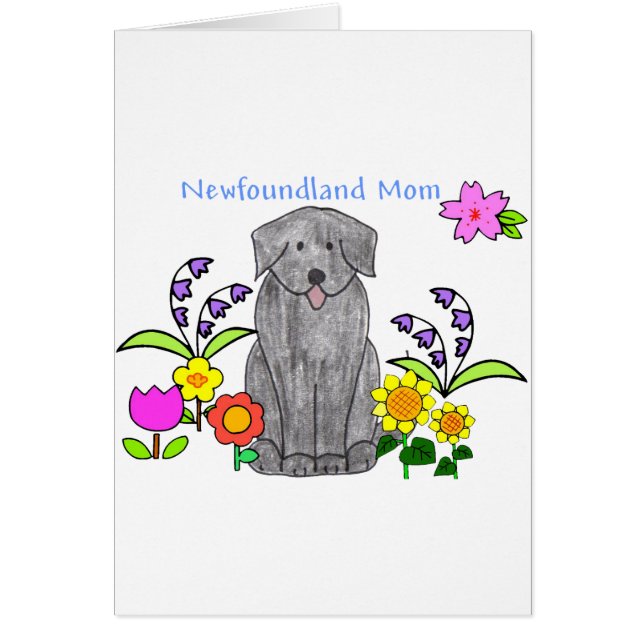 Newfoundland Black Mum Card (Front)