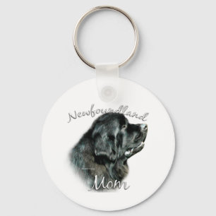 Newfoundland (blk) Mum 2 Key Ring