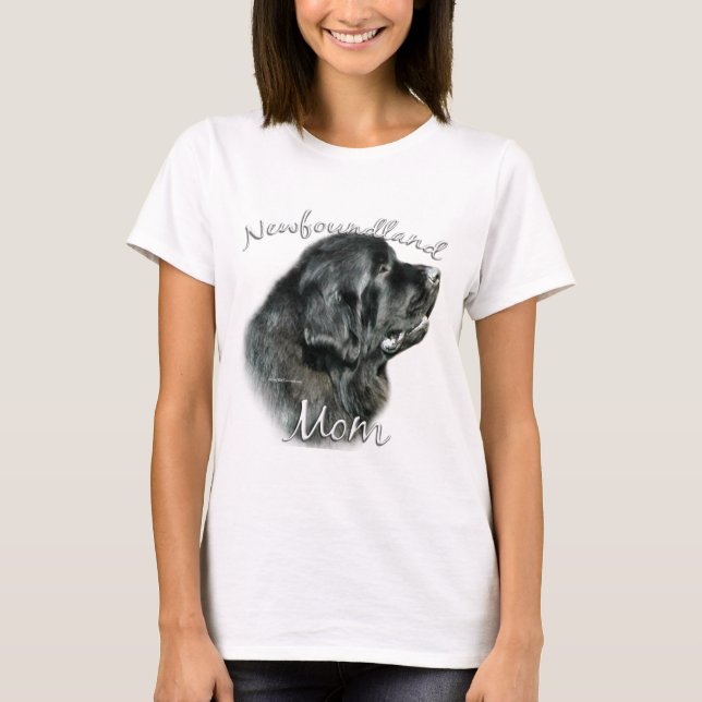 Newfoundland (blk) Mum 2 T-Shirt (Front)