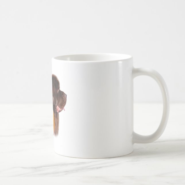 Newfoundland Brown Halloween BOO Coffee Mug (Right)