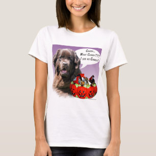 Newfoundland (brown) Halloween Candy T-Shirt