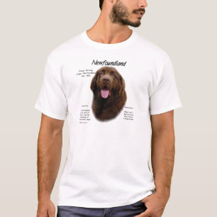 Newfoundland (Brown) History Design T-Shirt