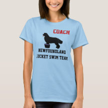 Newfoundland Bucket Swim Team shirt (black)
