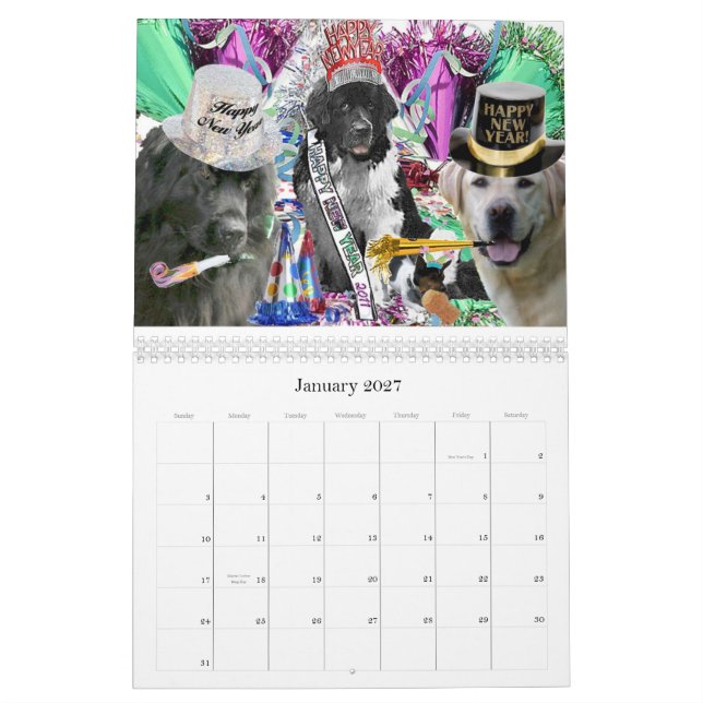 Newfoundland Calendar (Jan 2027)