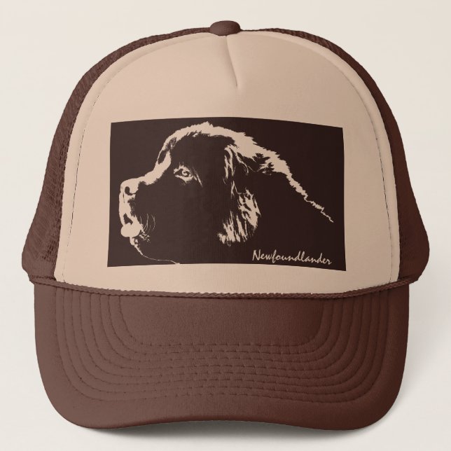Newfoundland Caps Caps Dog Lover Hats Gift (Front)