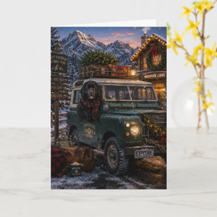 Newfoundland Christmas Adventure Rocky Mountain Card