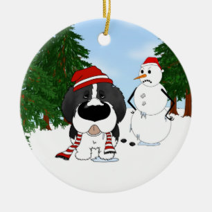 Newfoundland Christmas Ceramic Tree Decoration