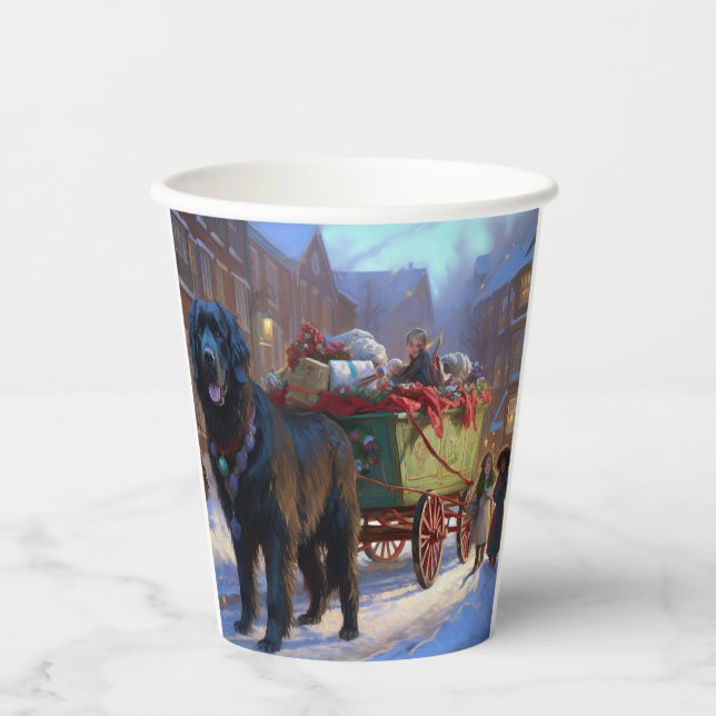 Newfoundland Christmas Festive Season Paper Cups (Front)