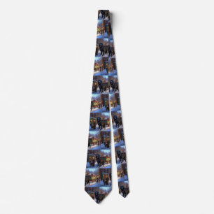 Newfoundland Christmas Festive Season Tie