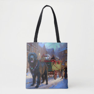 Newfoundland Christmas Festive Season Tote Bag
