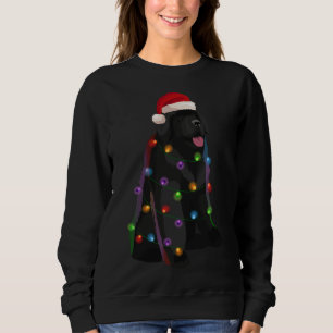 Newfoundland Christmas Lights Xmas Dog Lover Sweatshirt