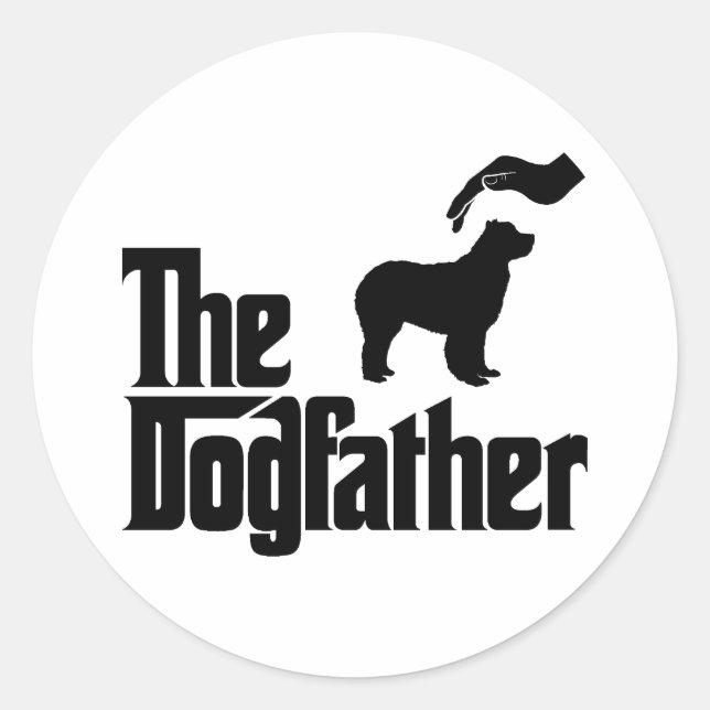 Newfoundland Classic Round Sticker (Front)