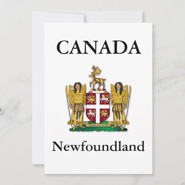 Newfoundland coat of arms (Front)