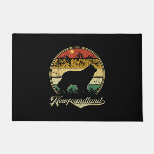 Newfoundland design funny gift for dog lover doormat