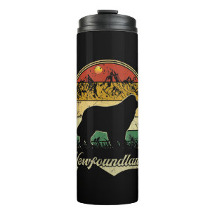 Newfoundland design funny gift for dog lover thermal tumbler