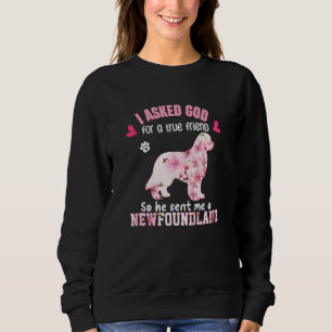 Newfoundland Dog Christmas Cute Dog Pet Owner Sweatshirt